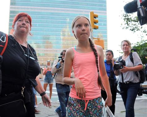 Swedish Teen Climate Activist Leads Protest Near Un The Star