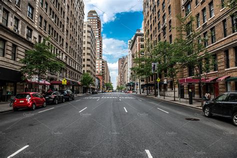 New York City Manhattan Empty Street ~ Architecture Photos ~ Creative