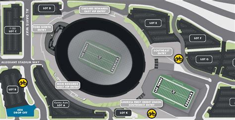 Allegiant Stadium Parking Map