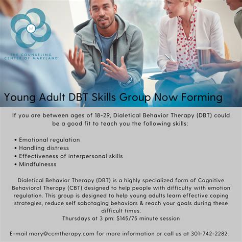 Dbt Bethesda Dbt Skills Group For Young Adults