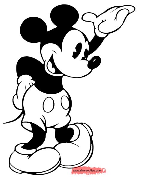 Print, color and enjoy these mickey coloring pages! Classic Mickey Mouse Coloring Pages | Disney's World of Wonders