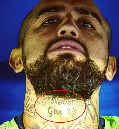 Arturo vidal star tattoo on neck. Arturo Vidal's 34 Tattoos & Their Meanings - Body Art Guru
