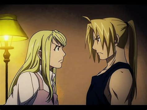 Ed And Winry Of Full Metal Alchemist Brotherhood Best Animemanga