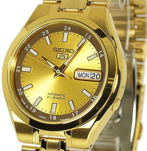 Seiko is one of the few fully integrated watch manufactures. Buy SNKG26 SEIKO 5 Automatic Wrist Watch - Watches | UAE ...