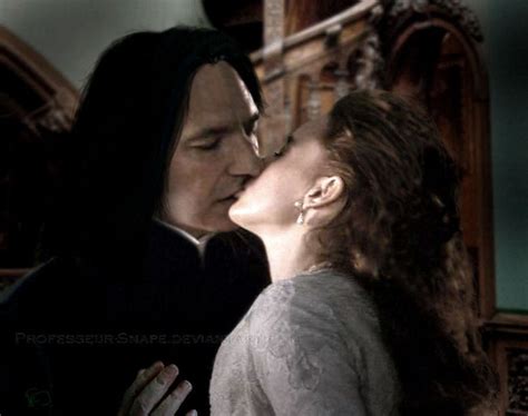 Severus And Hermione The First Kiss By Sauvage Art Severus Snape Kiss