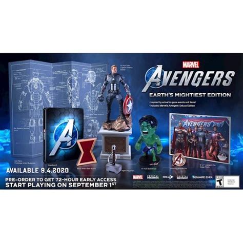 Marvels Avengers Earths Mightiest Edition Playstation 4 12345 Best Buy