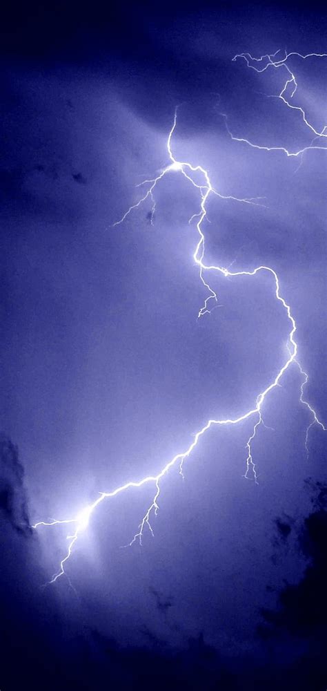 1366x768px 720p Free Download Blue Lighting Lightning Storm