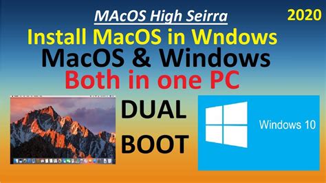 How To Dual Boot Macos High Sierra And Windows 10 On A Pc Detail Video