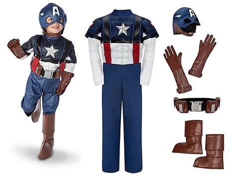 Halloween Costume For My Little Captain America At Home Captain