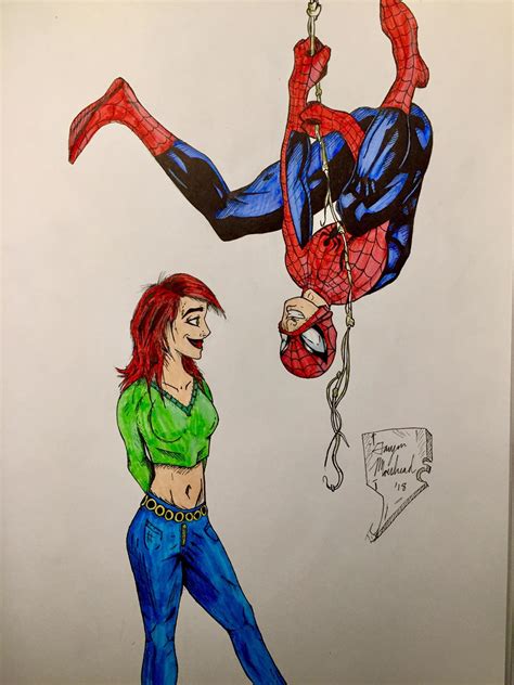 An Ultimate Spider Man Based Drawing I Did For A Friend Marvel