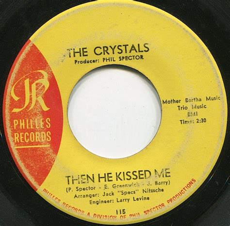The Crystals Then He Kissed Me 1963 Vinyl Discogs