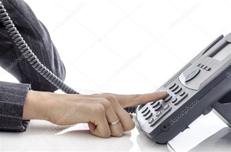 Female Hand Dialing A Phone Number Stock Photo By ©gajus Images 18953079