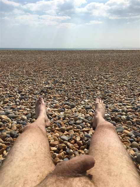 flaccid and uncut on the beach scrolller