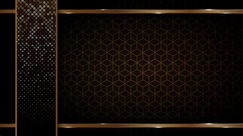 Black Background Luxury Black And Gold Background Abstract Geometric