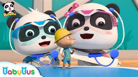 Doctor Panda Cures Mrgeckos Tail Super Panda Rescue Team Babybus