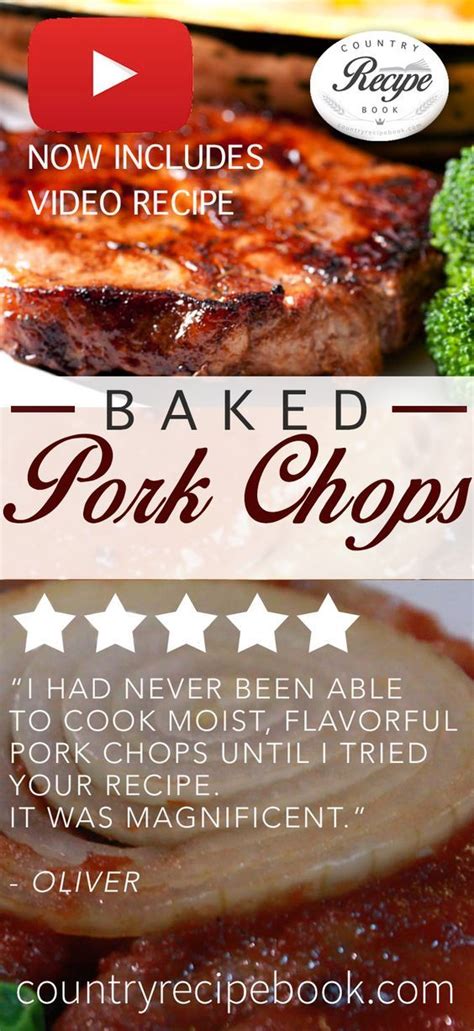 Country Style Baked Pork Chops Recipe In 2020 Baked
