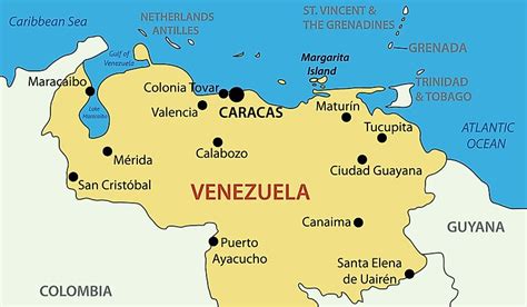 Which Countries Have A Coastline On The Gulf Of Venezuela Worldatlas