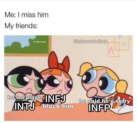 Infp Mbti Memes On Instagram Ni Dominant Types Naturally Seem To