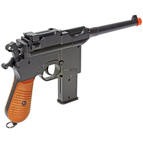 Bbtac Bt 712 World War Ii 165 Fps C96 Metal Zinc Alloy Airsoft Pistol
