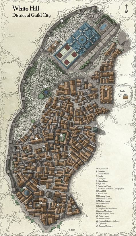 Guild City 17 Final By Azelor Fantasy City Map Fantasy World Map