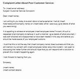Images of Reply Complaint Letter Bad Customer Service
