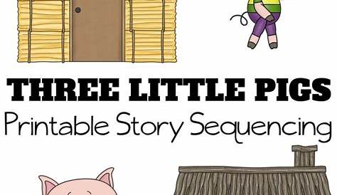 the three little pigs printable story