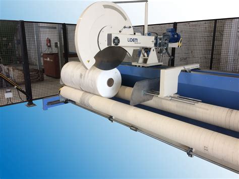Large Diameter Auto Roll Cutter I Europe Textile Machinery