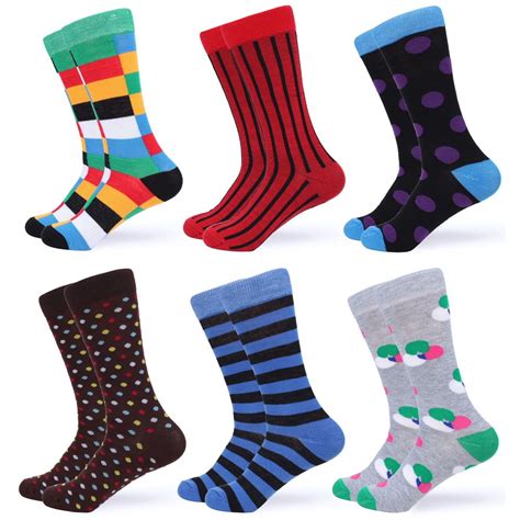 Gallery Seven Gallery Seven Mens Dress Socks Funky Colorful Socks For