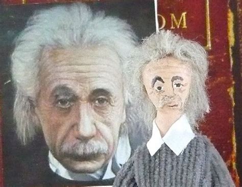 Albert Einstein Doll Miniature Fun Science Art By Uneek Doll Etsy