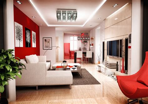 Try using colours such as navy, black, white and grey. Modern Living Space Red White and Black Colors home red ...
