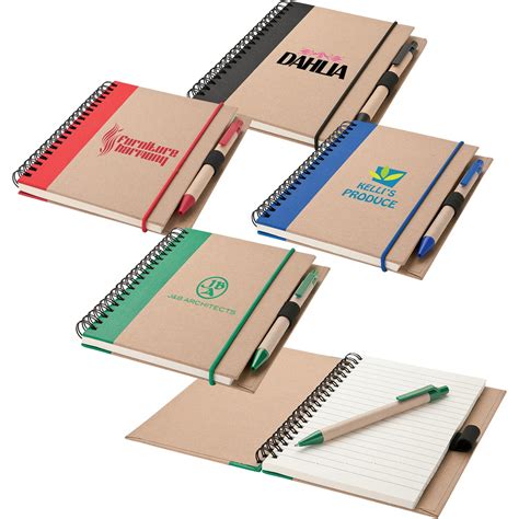 Promotional Notebook And Pens With Custom Logo For 257 Ea