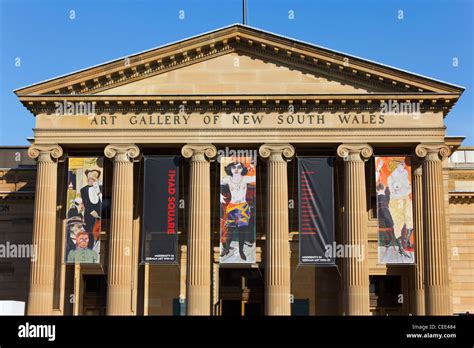 Entrance Facade Of Art Gallery Of New South Wales Sydney New South