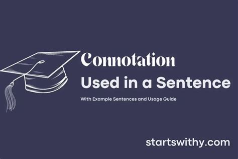 Connotation In A Sentence Examples 21 Ways To Use Connotation