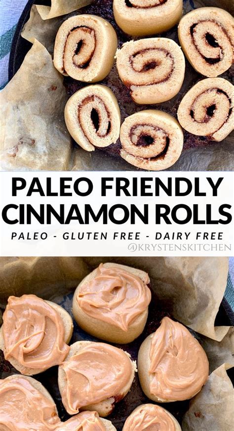 Easy Paleo Cinnamon Rolls Yeast Free Gluten Free And Dairy Free