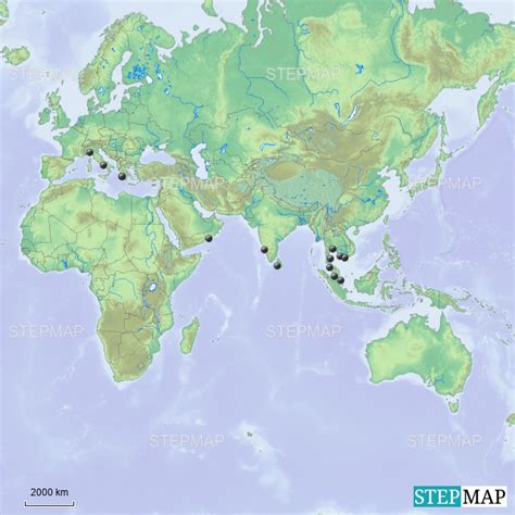 Stepmap Asien And Orient Landkarte Für Portugal
