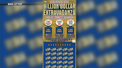 Mass State Lottery Unveils First Ever 50 Instant Ticket Boston News