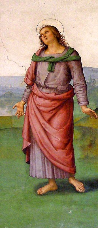Pietro Perugino La Crocifissione Pazzi San Giovanni Battista