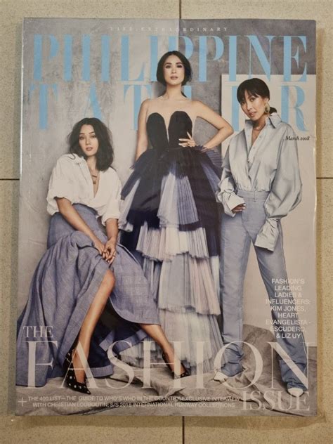 Philippine Tatler Magazine March 2018 On Carousell