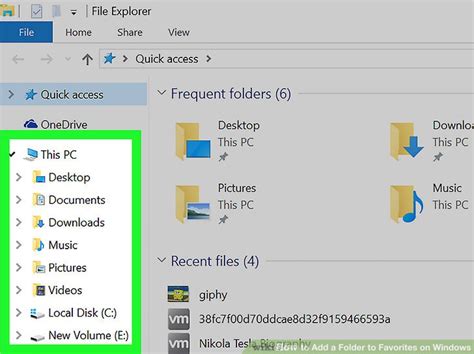 How To Add A Folder To Favorites On Windows 9 Steps