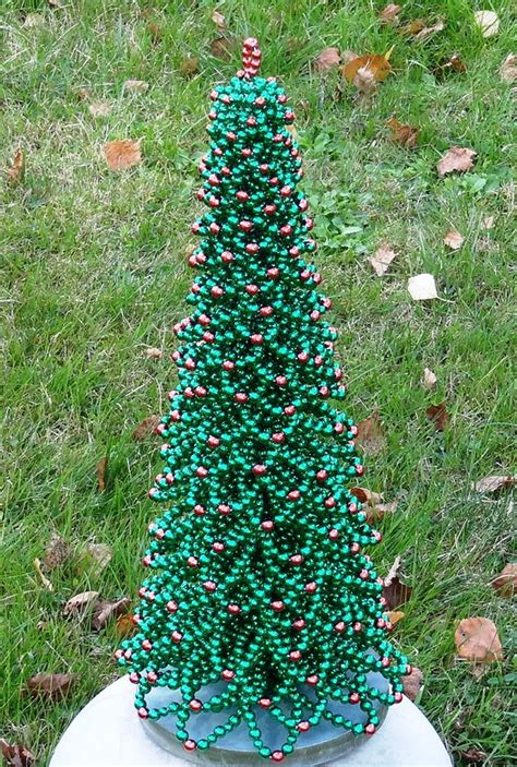 Chritmas Tree Beading Pattern Christmas Tree Tutorial  Etsy