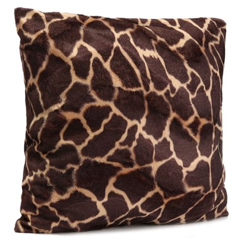 Leopard Animal Print Pattern Pillow Case Sofa Waist Throw Cushion Cover