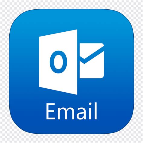 Microsoft Outlook Outlook Com Computer Icons Email Email Blue Text Png Pngegg