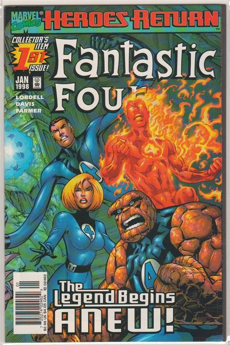 Fantastic Four 1 Heroes Return Comic Book Vfnm Marvel Comics