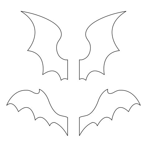 Printable Bat Wing Template Free Printable