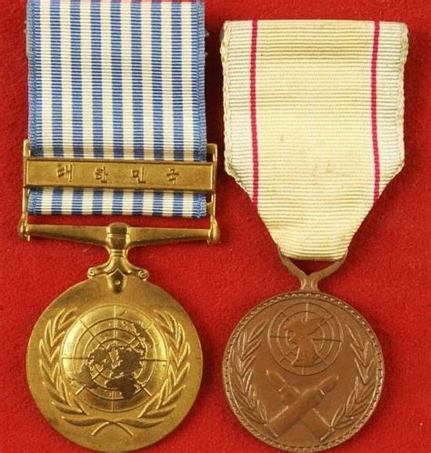 Un Korea And South Korea Service Medal Jb Military Antiques