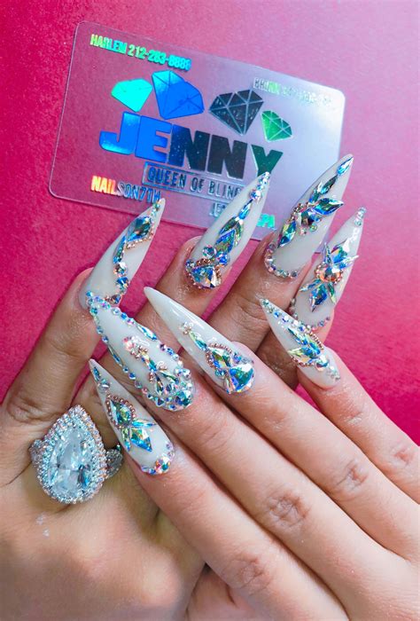 There are 341 cardi b nails for sale on etsy, and they cost. The Story Behind Cardi B's Crystal Acrylic Nails at The ...