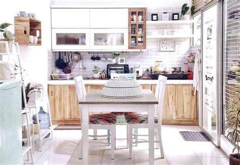 dekorasi dapur minimalis ukuran kecil  cantik desain interior