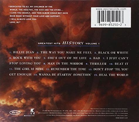 Cd Greatest Hits History Vol 1 Michael Jackson