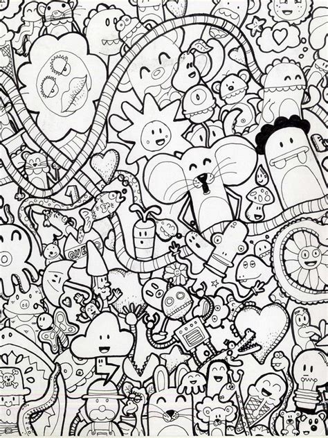 Coloring Monster Coloring Pages Doodle Drawings Doodle Art Drawing