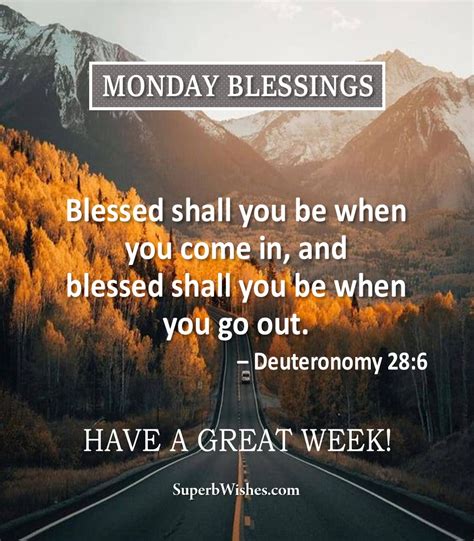 Best Monday Blessings Bible Verses Images Superbwishes